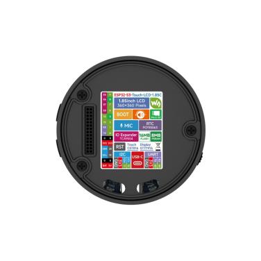 Микрокомпьютер ESP32-S3 240MHz, 1.85inch, 512KB SRAM, 16MB Flash, WiFi 6 & Bluetooth 5- фото3