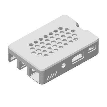Пластиковый корпус для Raspberry Pi 3 Model B / B+- фото2