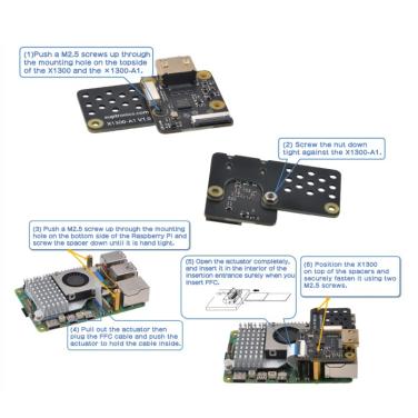 Плата видеозахвата Geekworm X1300 v1.0 (HDMI to CSI-2)- фото6