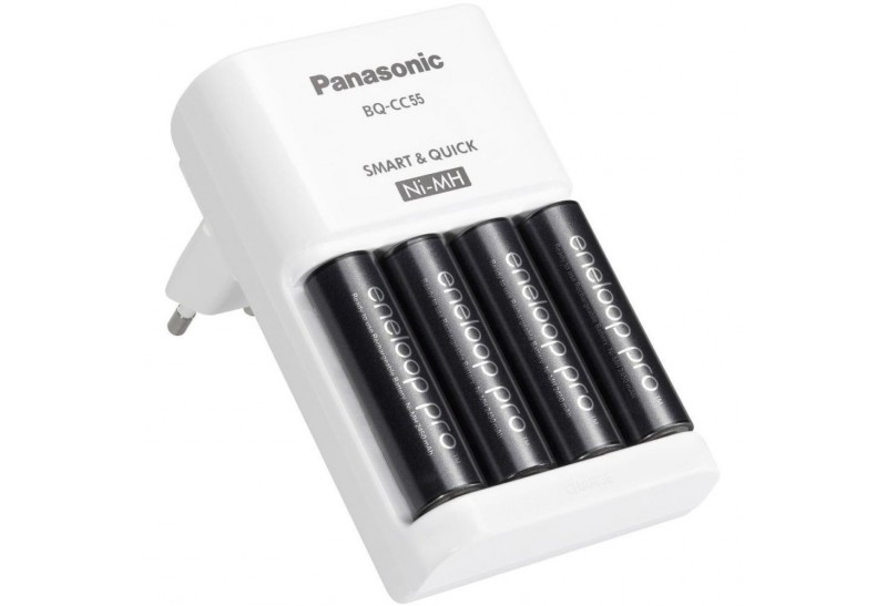 Зарядное устройство Panasonic BQ-CC55E Smart & Quick (Без аккумуляторов) (АА\ААА) - фото3