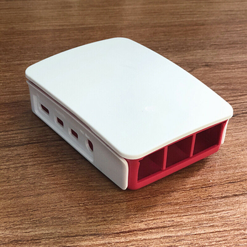 Пластиковый корпус для Raspberry Pi 4 Model B (красно-белый)- фото2