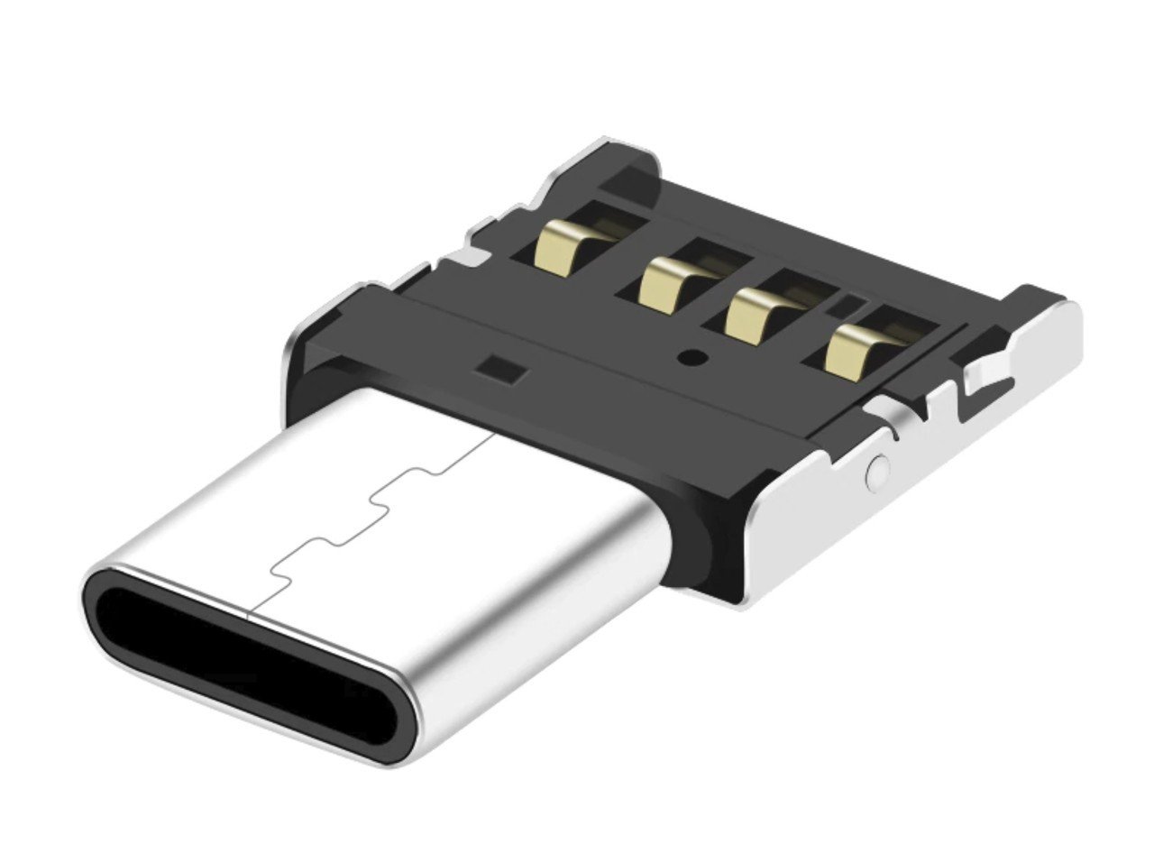 USB OTG - Type C переходник - фото